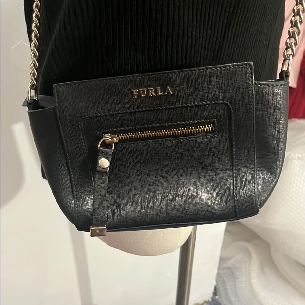 Furla Black Crossbody Bag